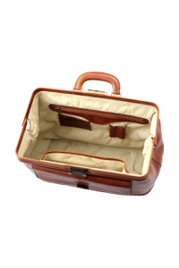 copertina di Borsa da medico in pelle modello Tuscany Miele