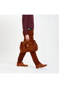 copertina di Borsa da medico in pelle modello Tuscany Miele