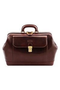 copertina di Borsa da medico in pelle modello Tuscany Marrone