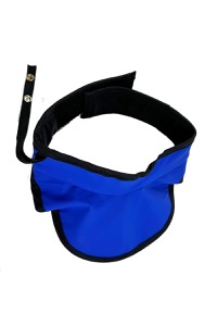 copertina di Collare di protezione da RX ( protezione tiroide da raggi x ) modello UNIVERSAL Royal Blu