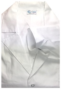 copertina di CAMICE MEDICO UOMO BIANCO CLIP ( bottoni a pressione )  tg 46 Bianco