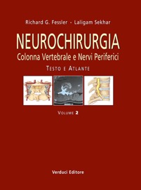 copertina di Neurochirurgia - Colonna Vertebrale e Nervi Periferici - Testo e Atlante